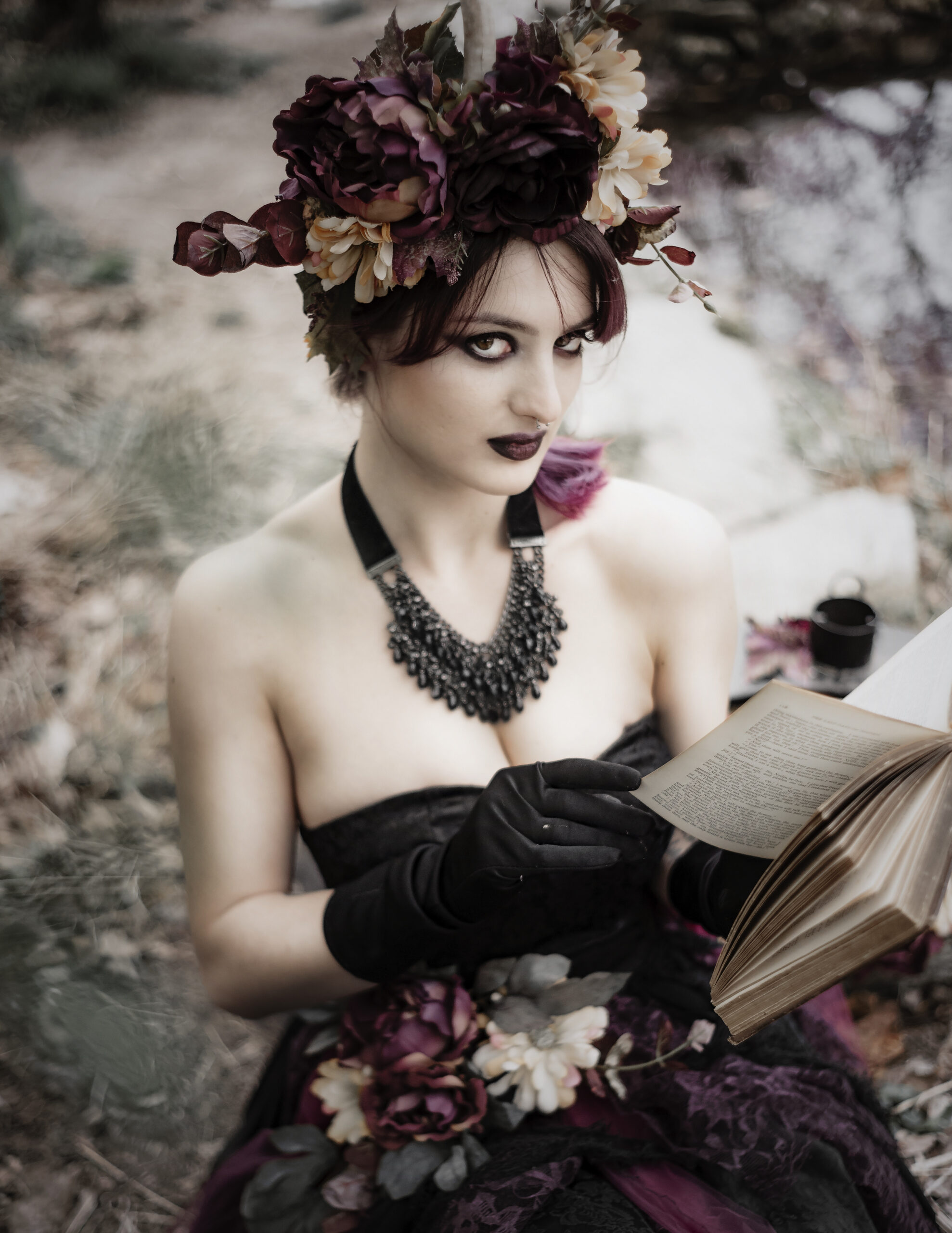 Fine art portrait dark fairy fantasy