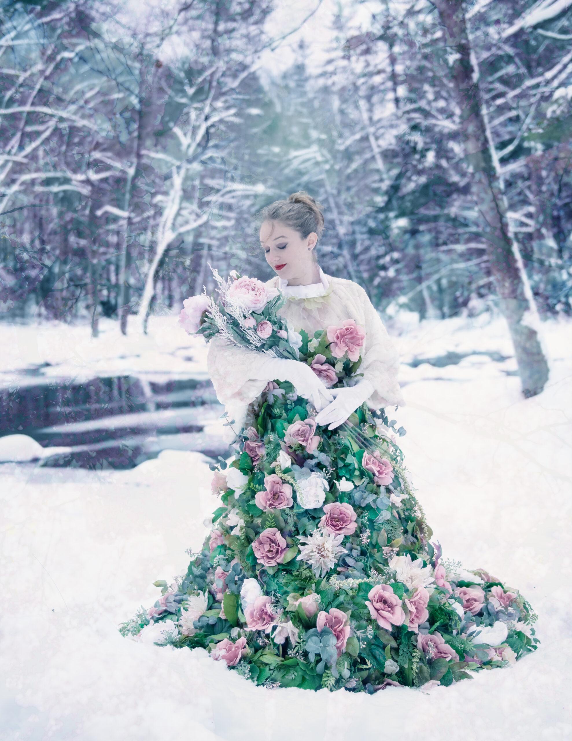 Fine art portrait Winter's Rose