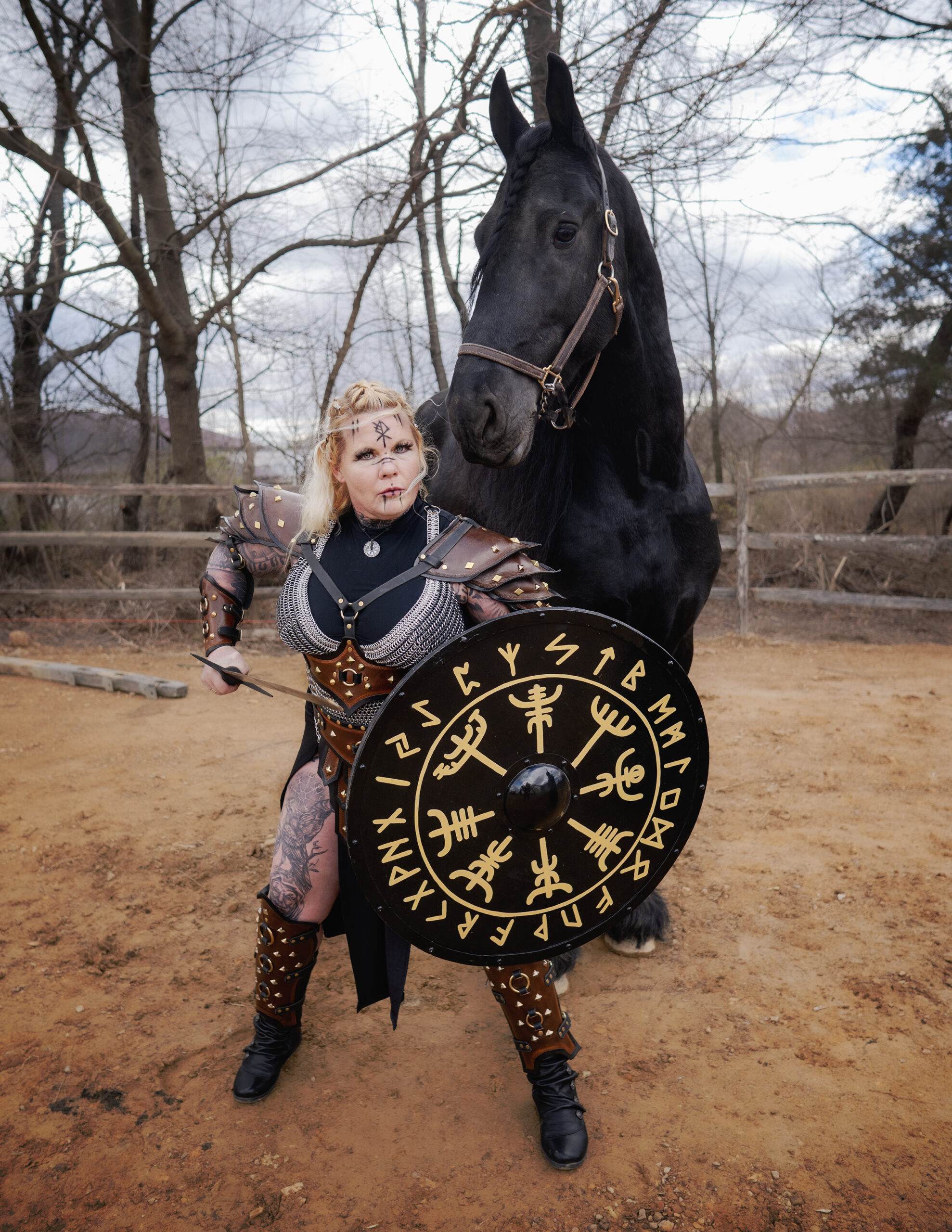 Fine art photography Warrior Woman