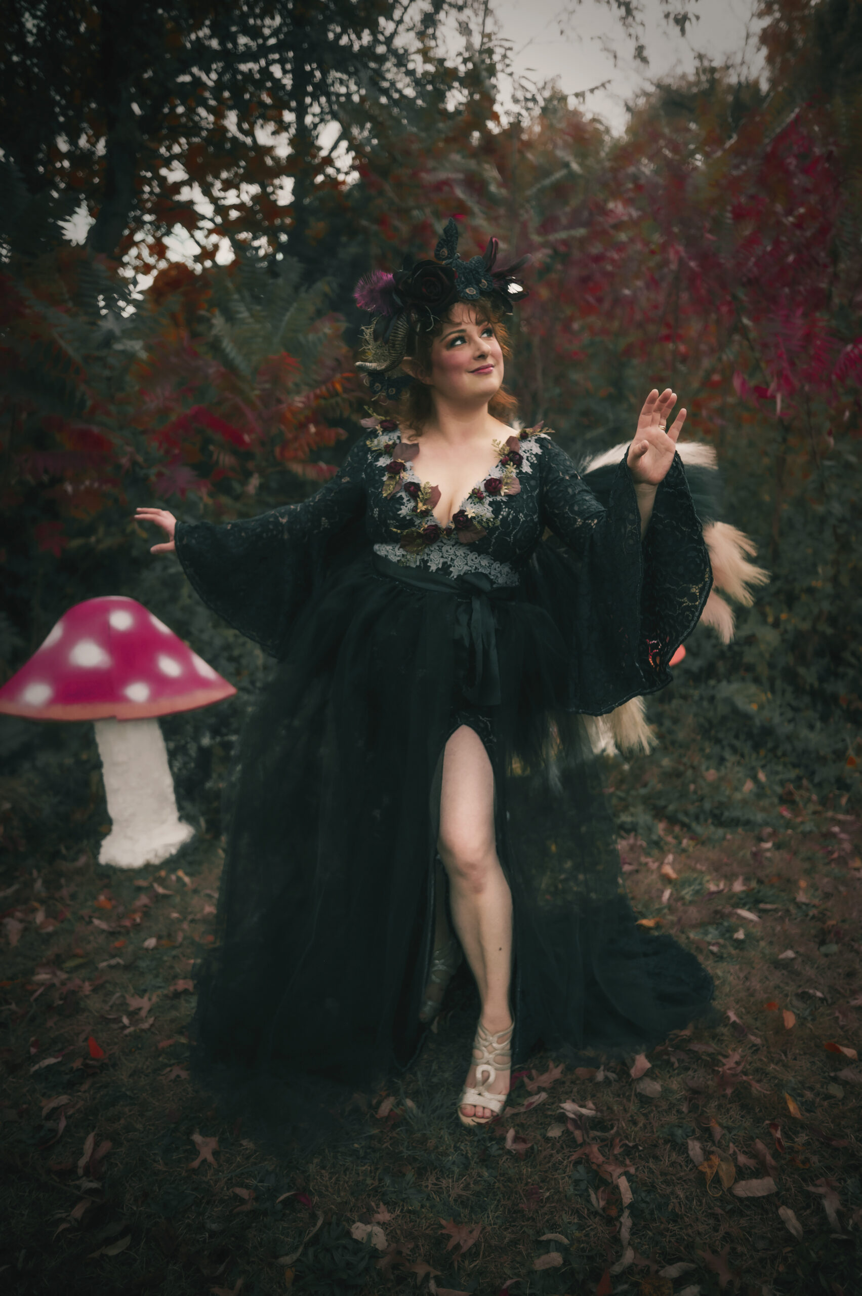 Fantasy fine art portrait of Autumn Fairy