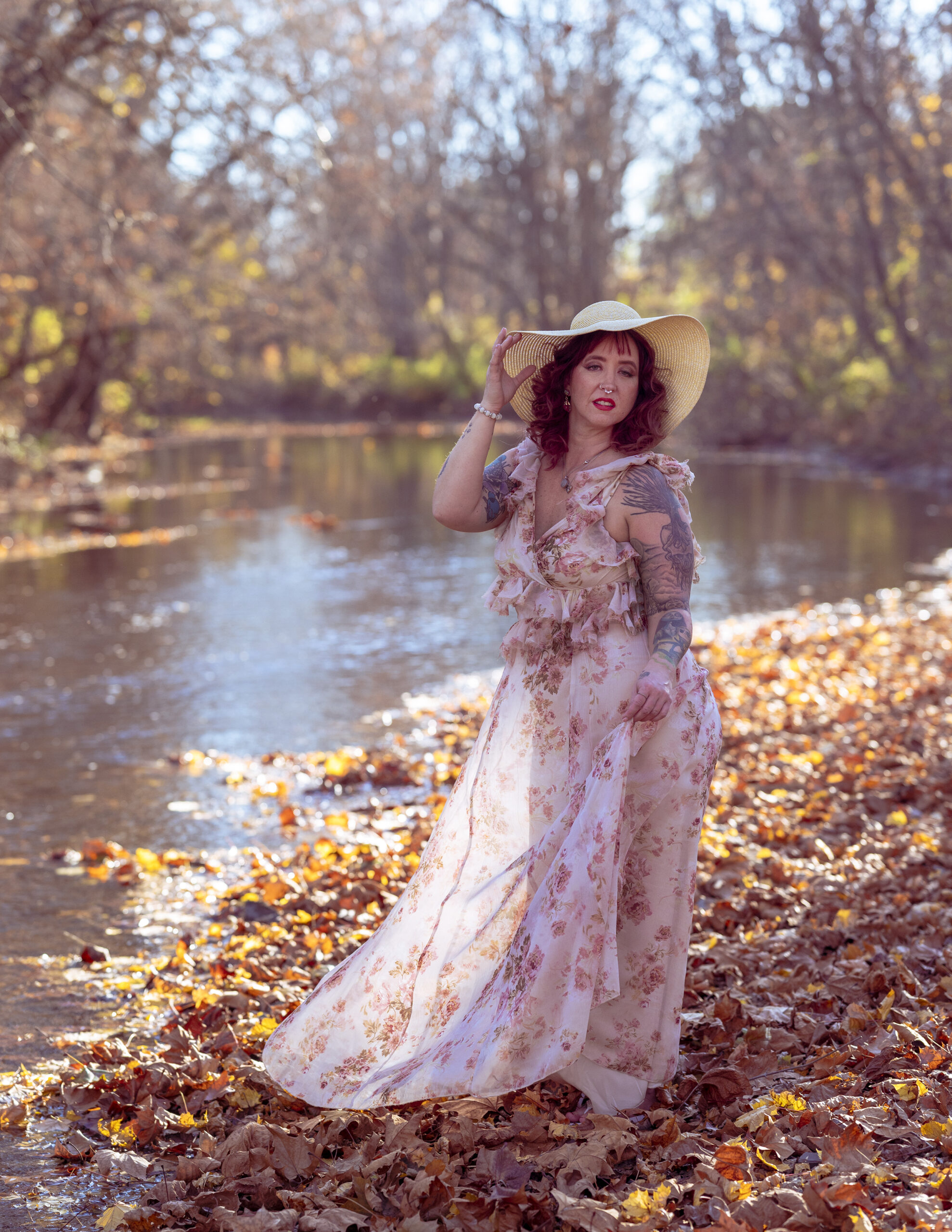 Autumn ethereal portrait